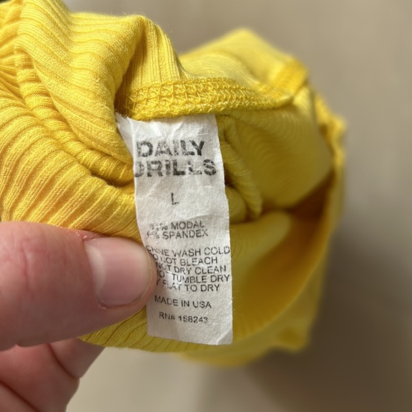 Daily Drills Yellow Bike Shorts - Picture 6 of 9